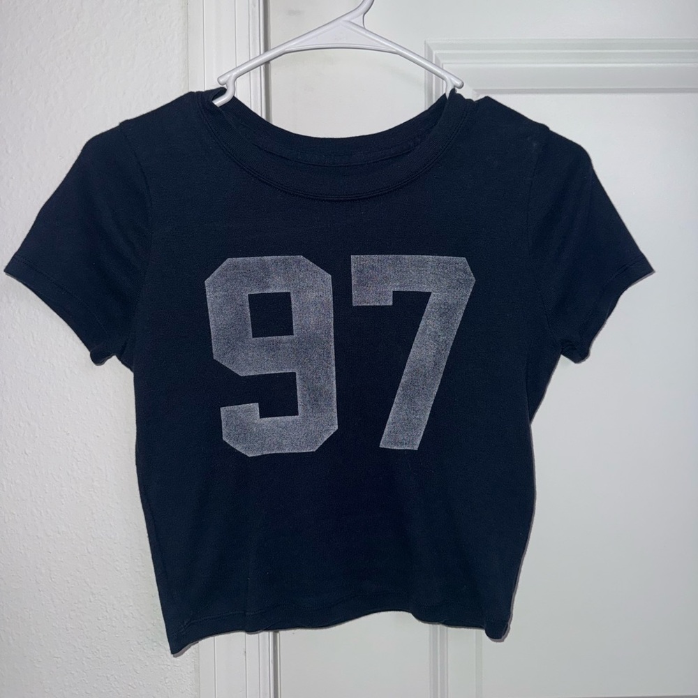 Hollister Navy Graphic Tee